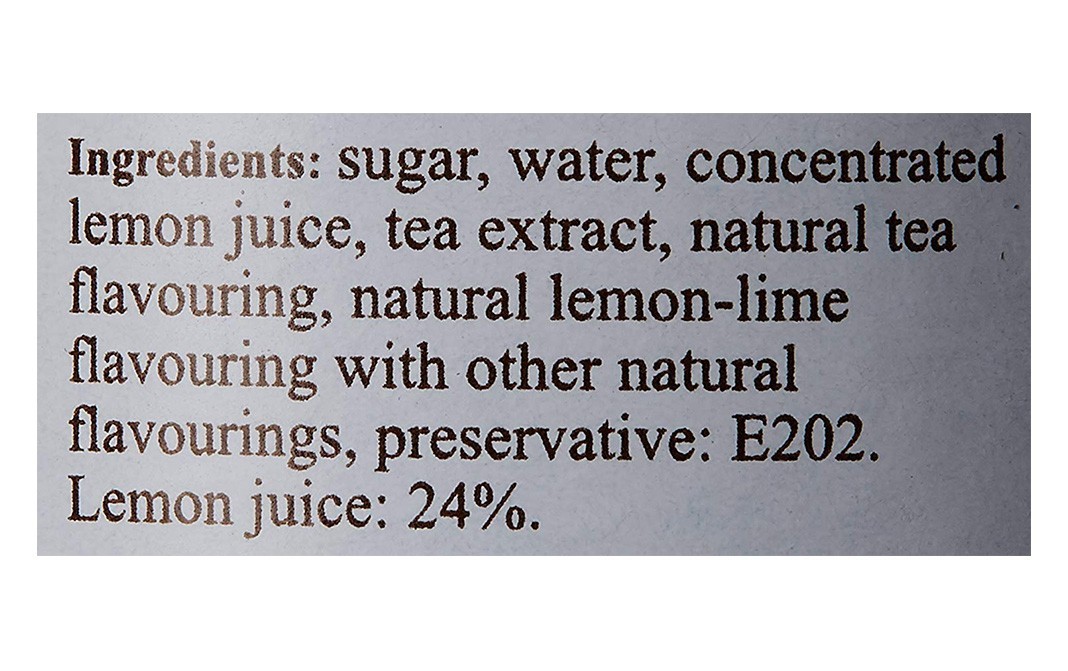 Monin Lemon Tea Syrup    Glass Bottle  250 millilitre